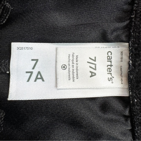 ⭐️ 5 for $25 Carter’s Black Athletic Kids’ Shorts Size 7 - Picture 3 of 4